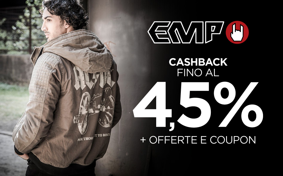 Fino al 4,5% di Cashback su EMP